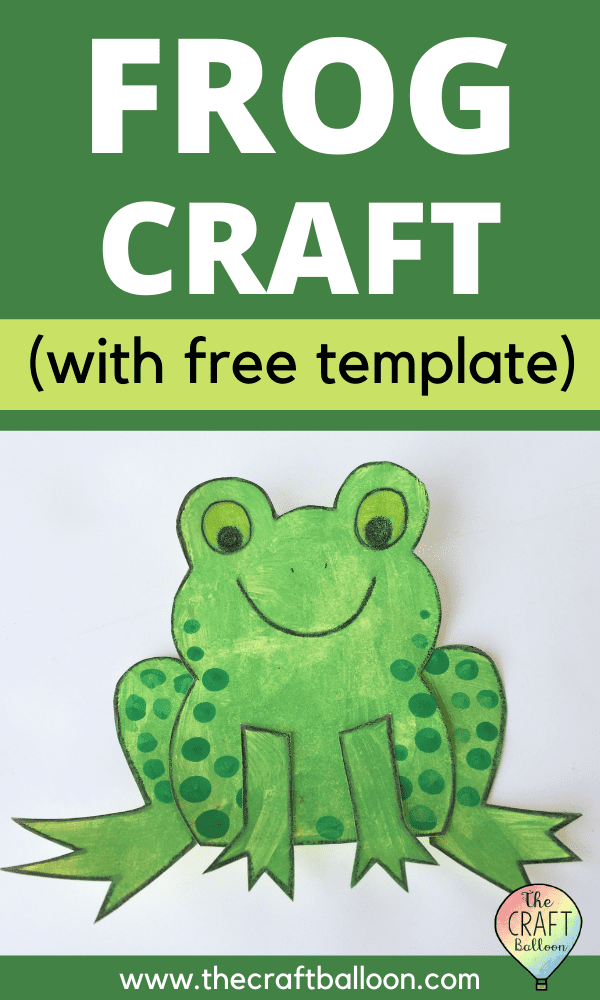 Frog craft for kids