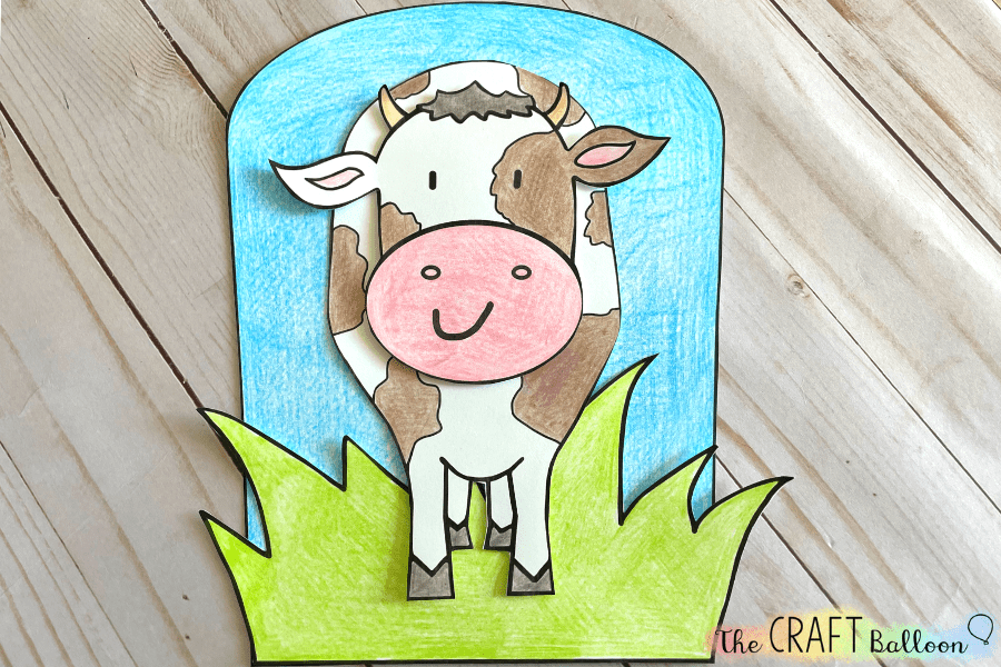 Arts And Crafts for Kids Ages 8-12 Boys Drawing Cow Print Loose