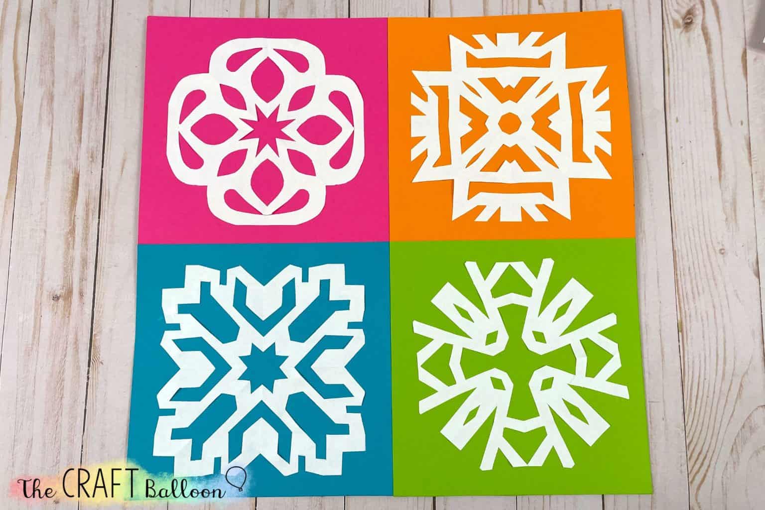 Paper Plate Snowman (with free template) - The Craft Balloon