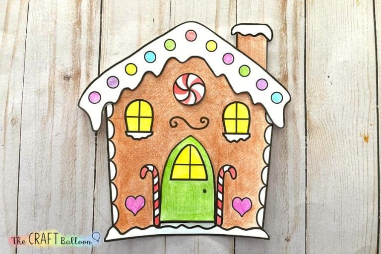 GINGERBREAD HOUSE PAPAER CRAFT